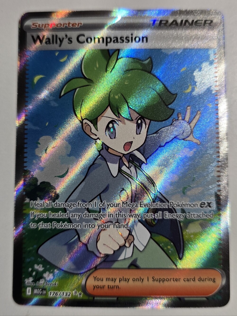 Pokemon Wally's Compassion Ultra Rare Mega Evolution 176/132